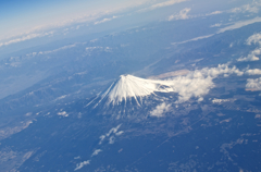 上空からの富士山