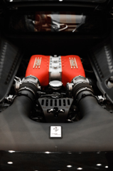 Engine of Ferrari 458 Italia 