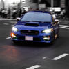 Subaru WRX STI in city