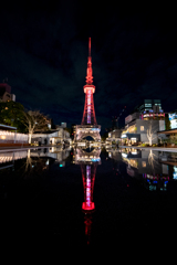 名古屋栄エリアリニューアル　映り込み夜景編