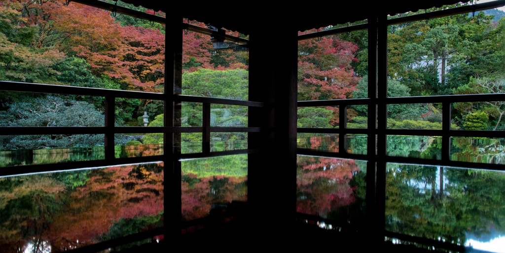 秋の旧竹林院