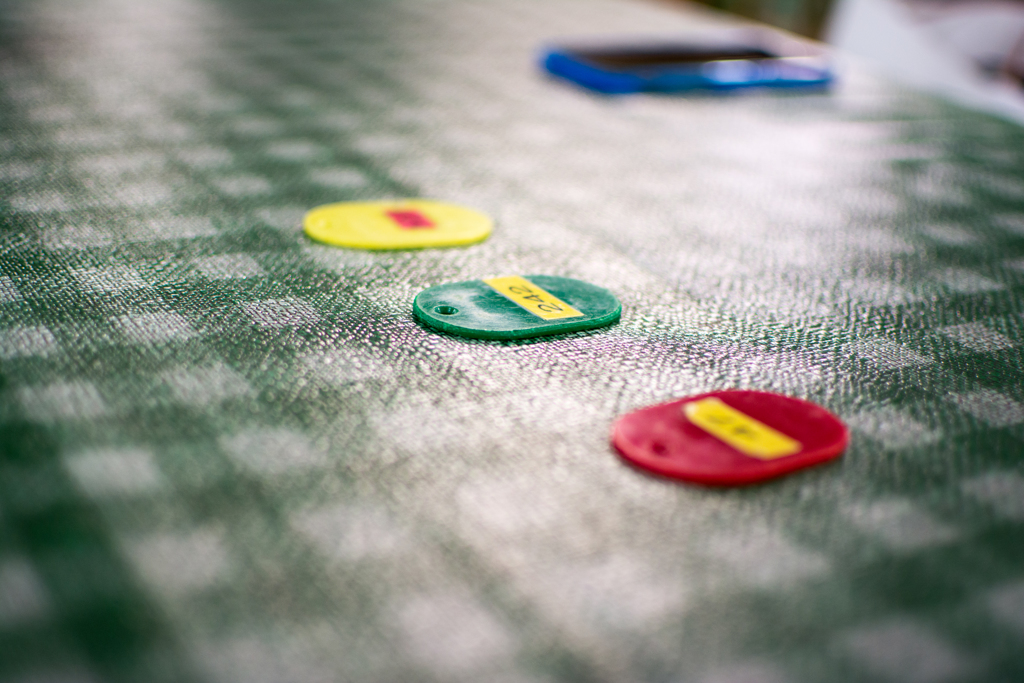 大衆食堂の食券