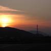 夕焼け（P340で）
