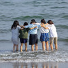 友達５人で水遊び