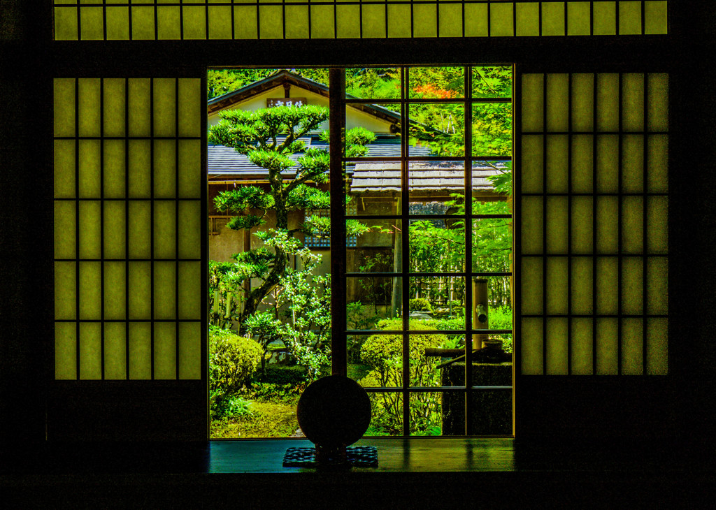 円光寺　額縁庭園