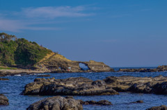 城ヶ島　馬の背洞門 海岸