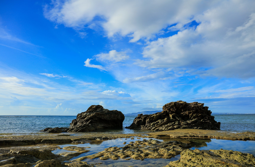 沖縄の空、海 最高！！