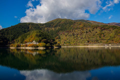 奥多摩湖　紅葉