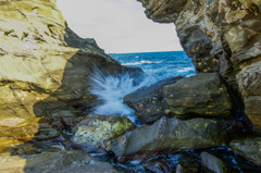 城ヶ島　馬の背洞門