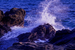 荒波　城ヶ島