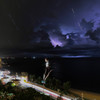 沖縄の夜を連続撮影