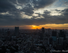 東京夕陽