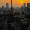 東京タワーの夕焼け