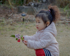 お花たくさん摘んできたよ