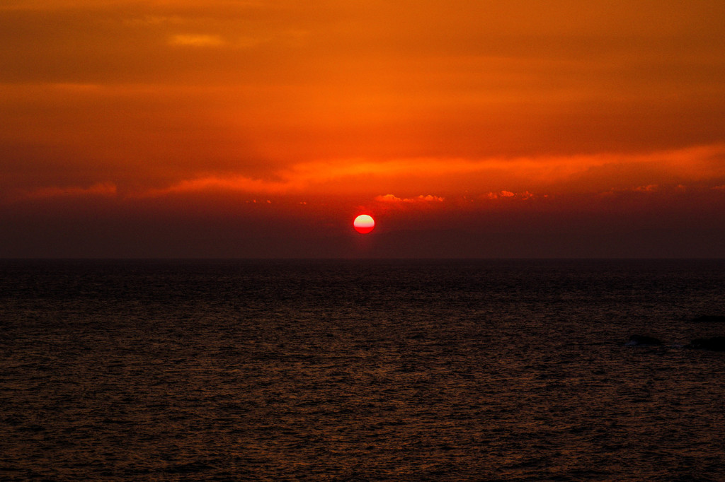 夕景　城ヶ島