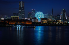 横浜みなとみらいの夜景