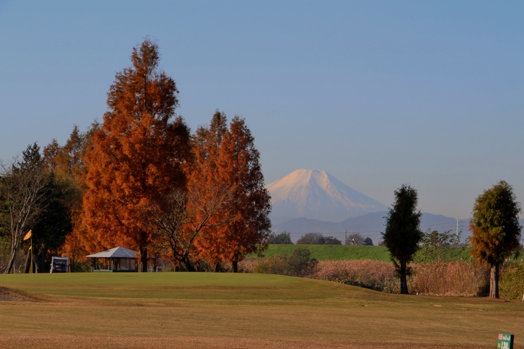 富士山とpar3