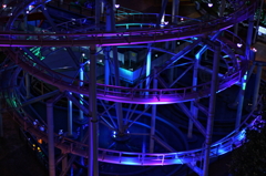 夜のジェットコースター
