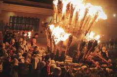 僧兵祭り2015 - 火炎みこし