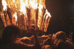 僧兵祭り2015 - 火炎みこし