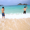 海水浴でも