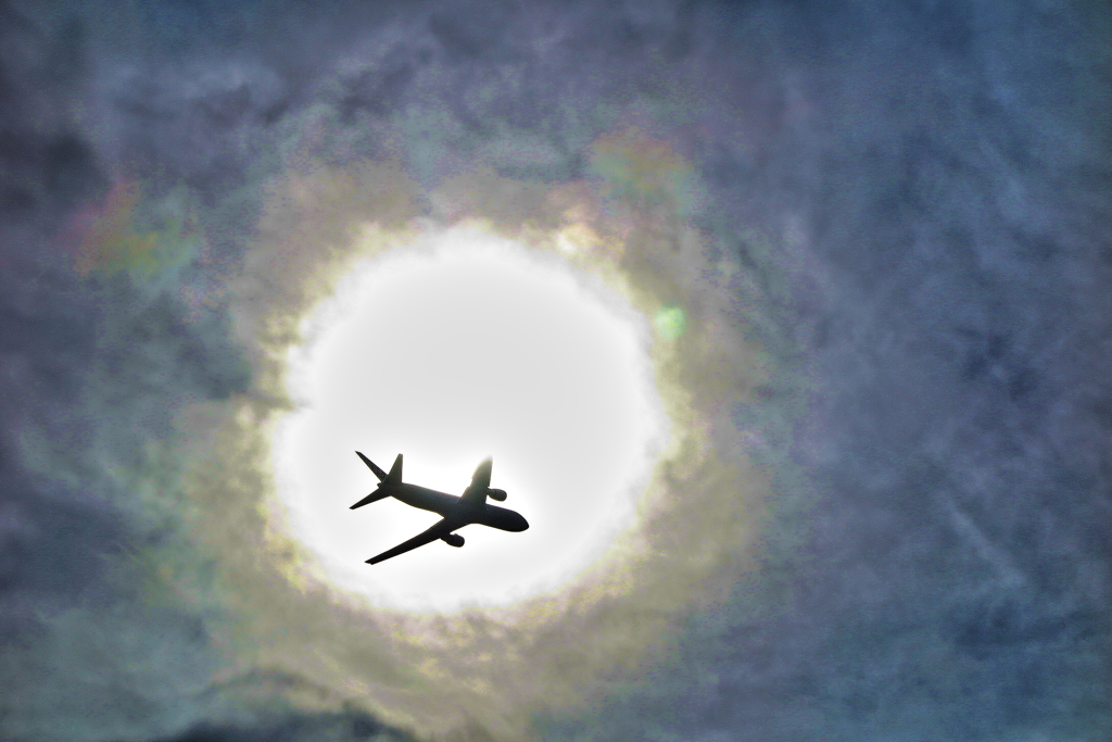太陽と飛行機
