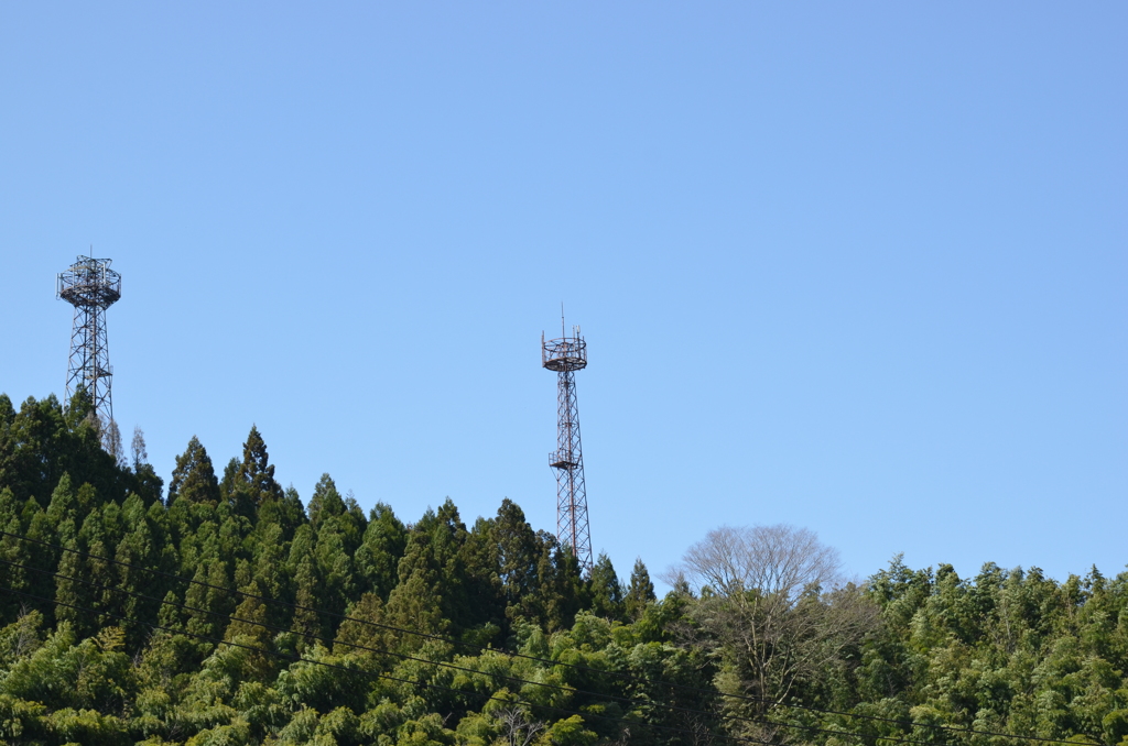 鉄塔のある風景