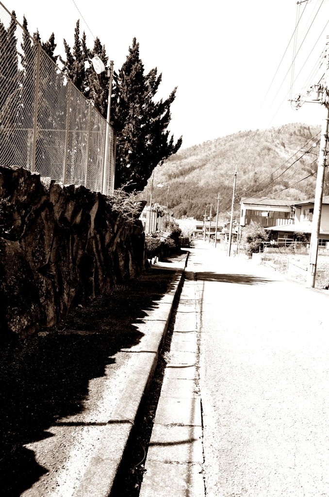 石組みのある風景