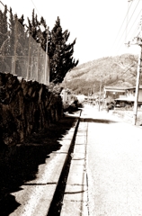 石組みのある風景