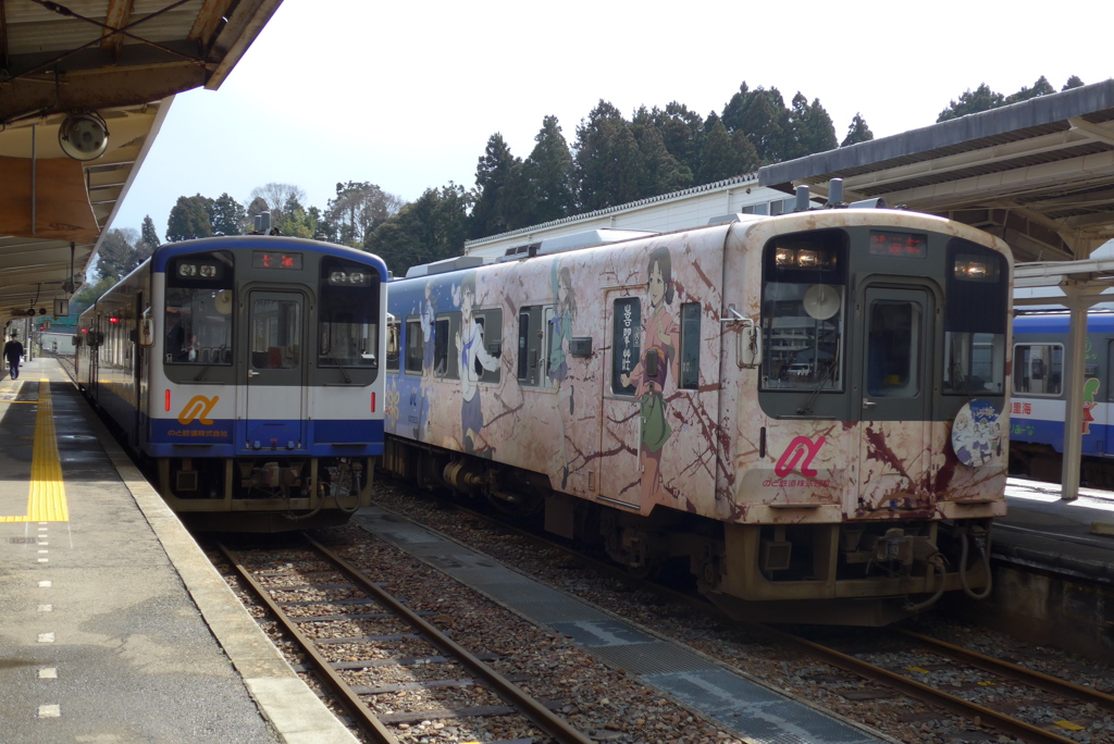 終点 穴水駅