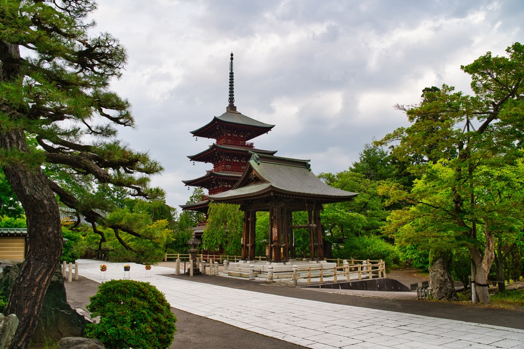 最勝院の五重塔