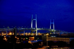 横浜ベイブリッジ 夜景