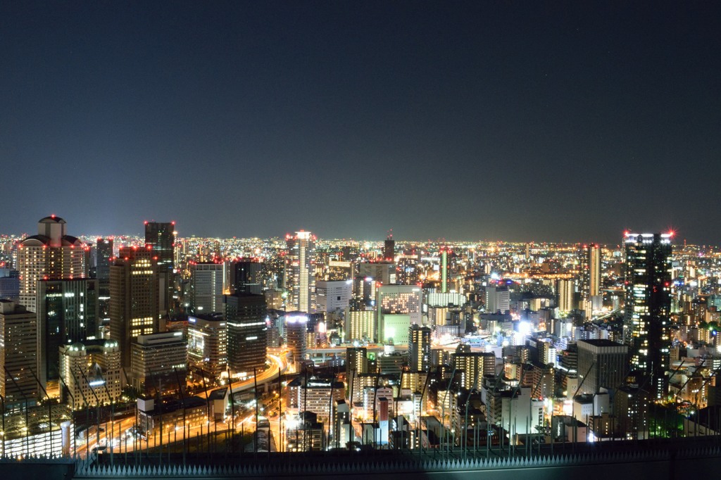 梅田スカイビルからの夜景
