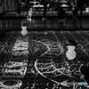 時空の広場　ゆきだるま　モノクロ02