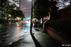 大阪中の島　雨1