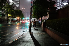 大阪中の島　雨1