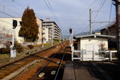 叡電　たからがいけ駅１