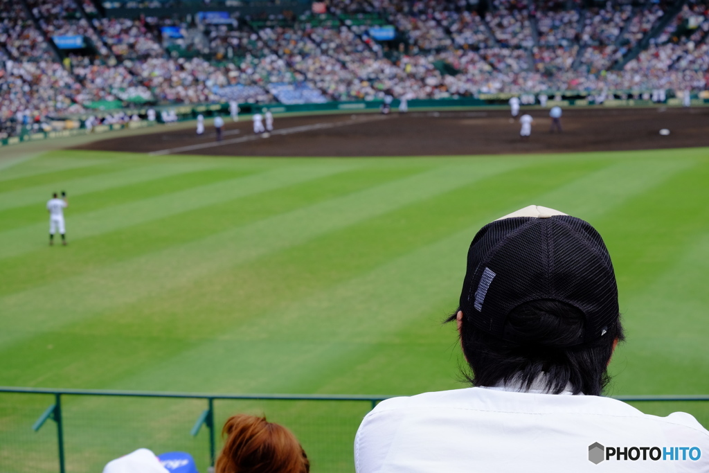 夏の甲子園観戦