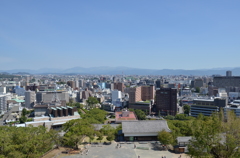 熊本城～天守閣からの眺め～