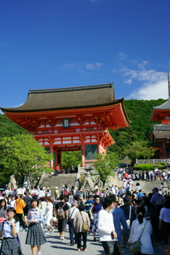 清水寺×スカイブルー