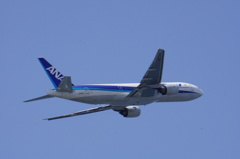 沖縄の空とANA