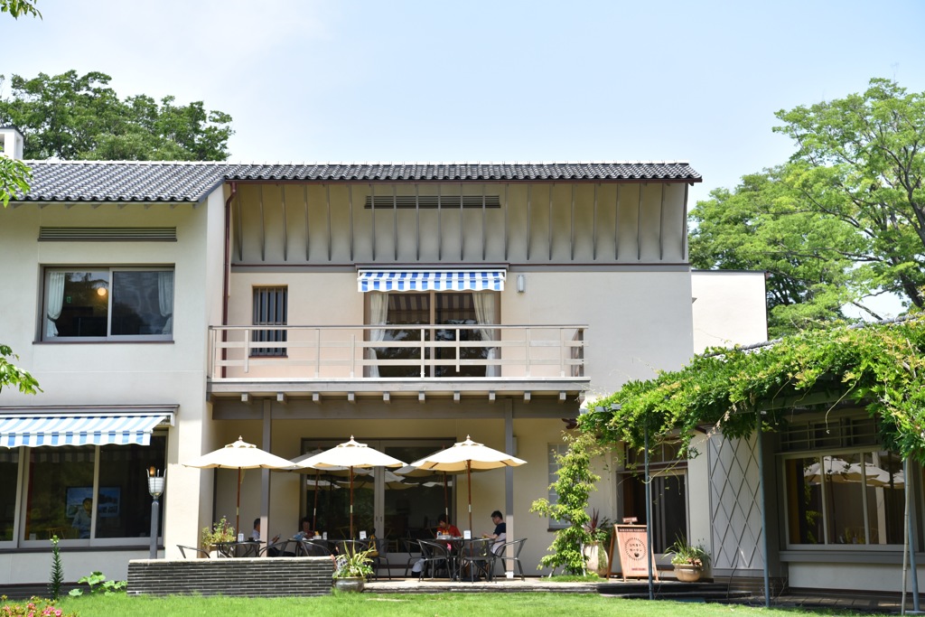 俣野別邸庭園のカフェ