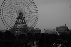 雨のみなとみらい