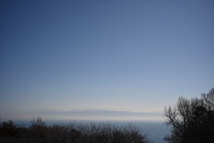 吾妻山公園から眺める相模湾
