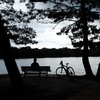 一雨降る前の大濠公園