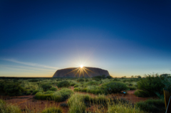 Red center Uluru