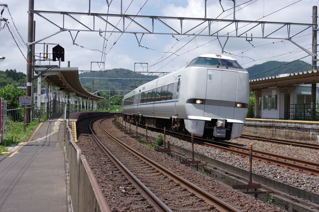 新疋田駅にて