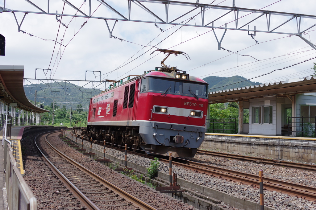 新疋田駅にて