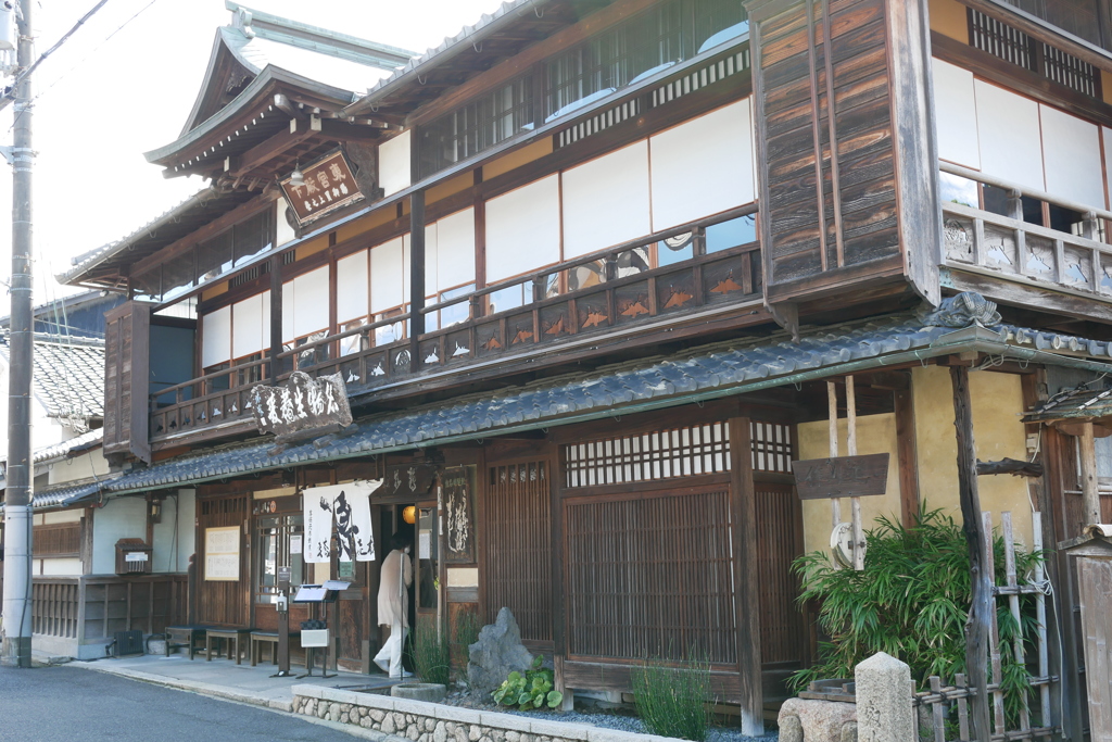 坂本散策　鶴喜そば