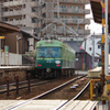 京阪電車　三井寺にて